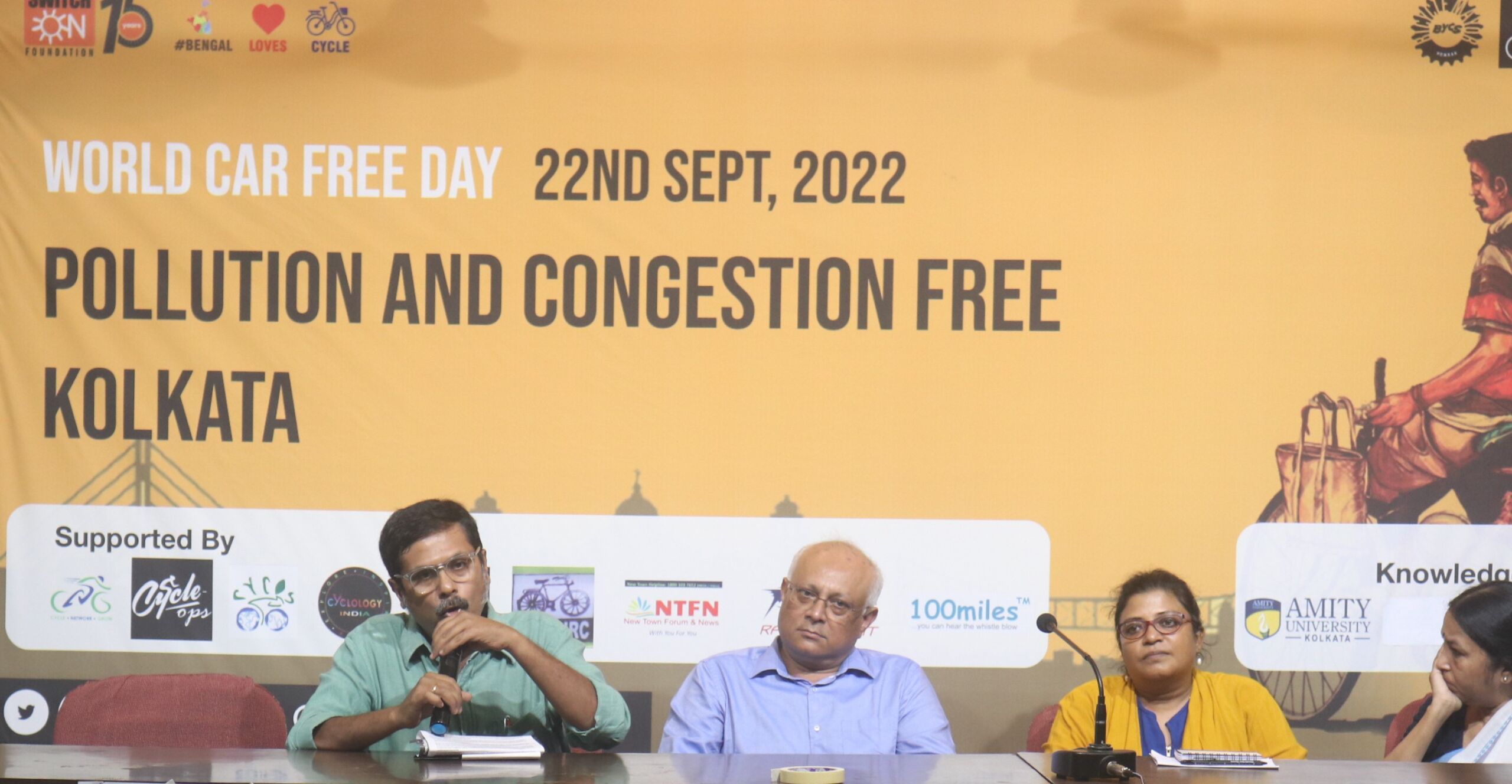 World Car Free Day – Pollution & Congestion Free Kolkata