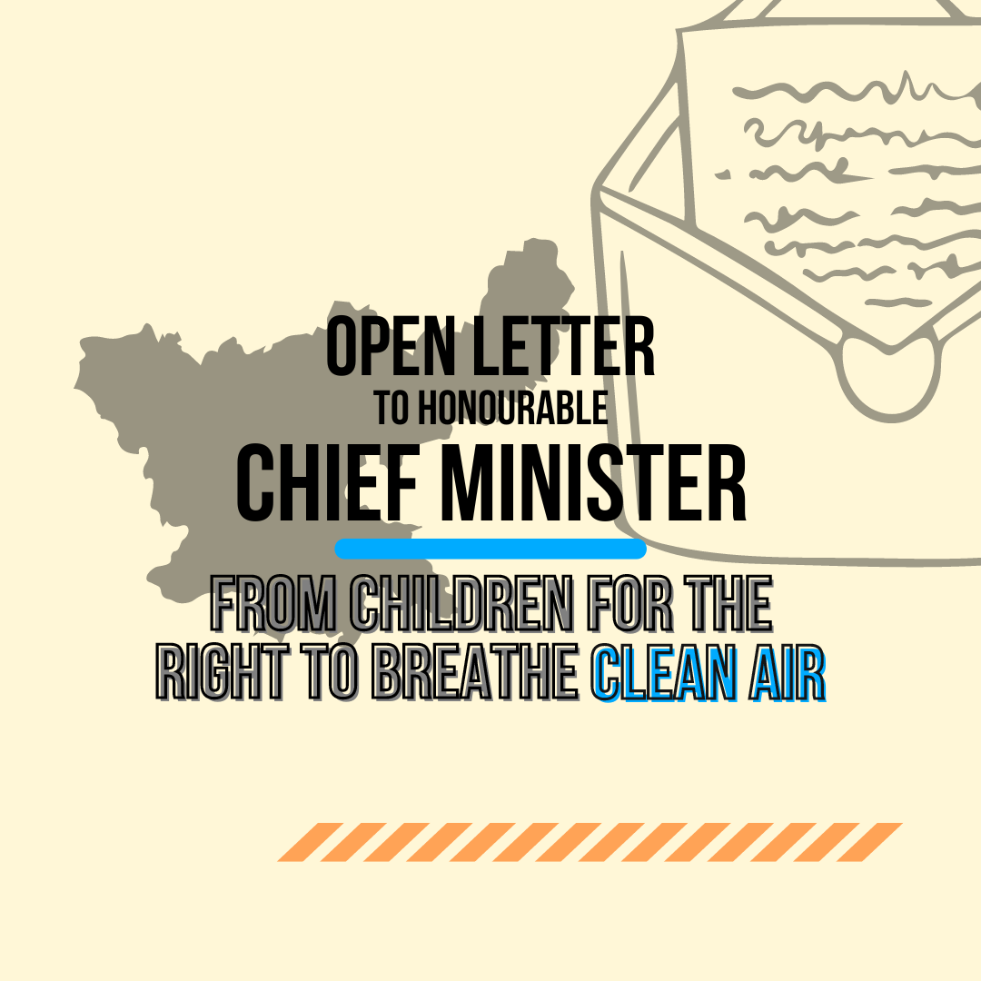 Open Letter presented to honourable Chief Minister in Jharkhand for Child Rights Week