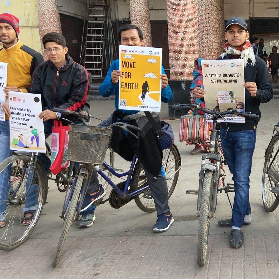 Bhubaneswar city promoting #Cycle2Work