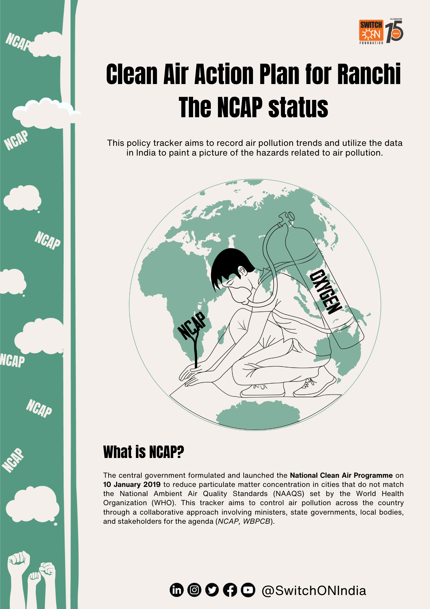 NCAP Status of Ranchi