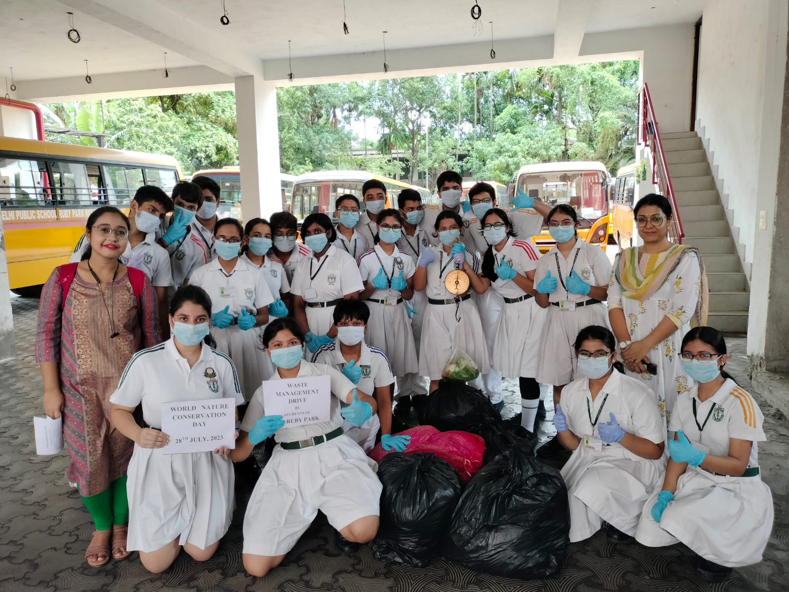 West Bengal Schools follow circular economy to mark the initiation of Inter School Clean Air Championship