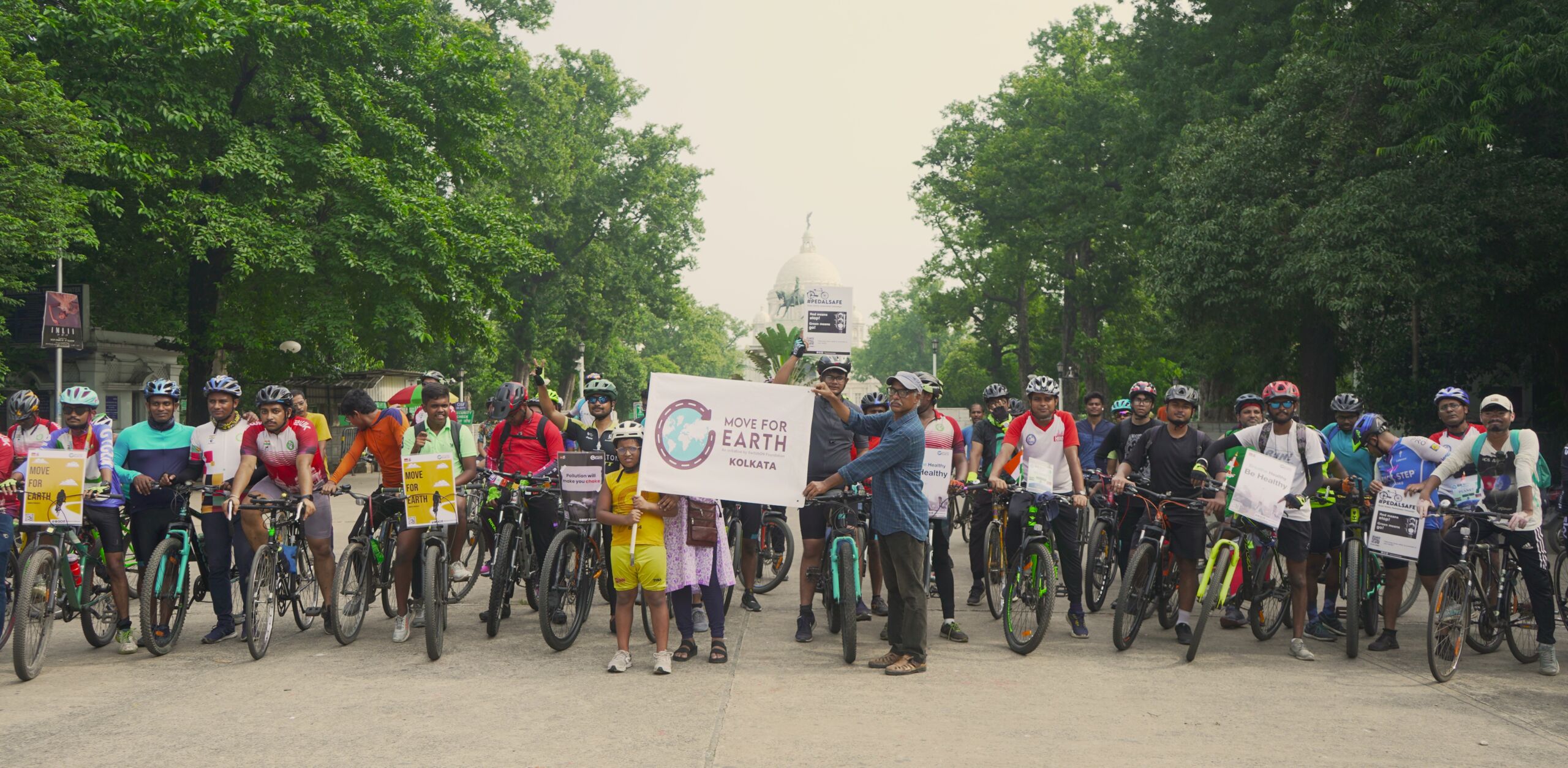 Move for Earth Global Cycling Crusade urging urgent Climate Action