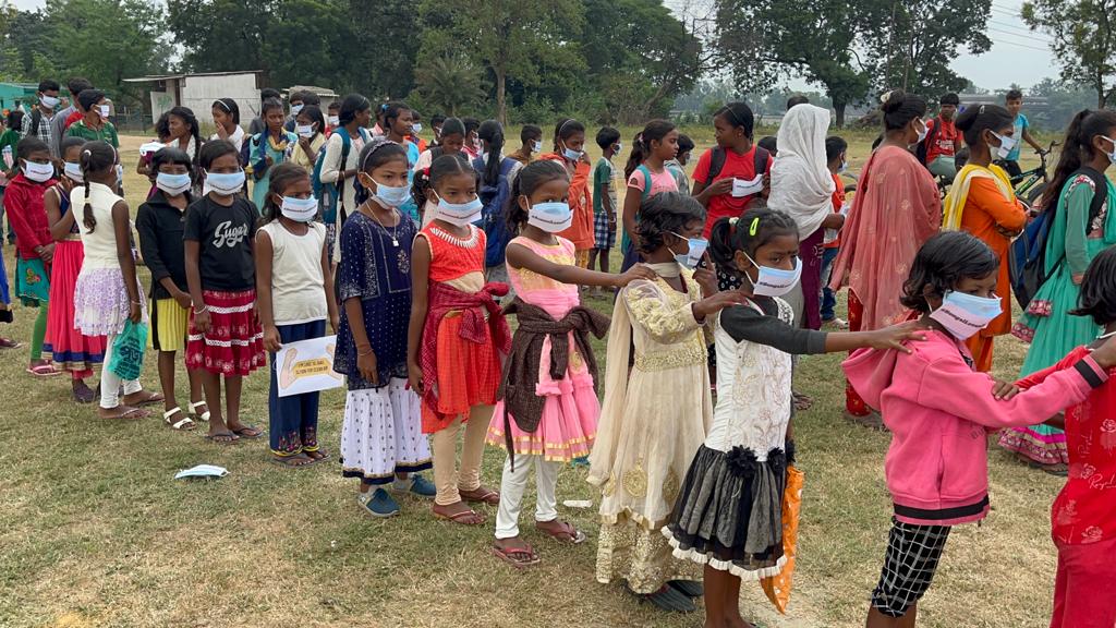 Children Walk for their Right to Breathe Clean Air Amid Child Rights Week in Asansol