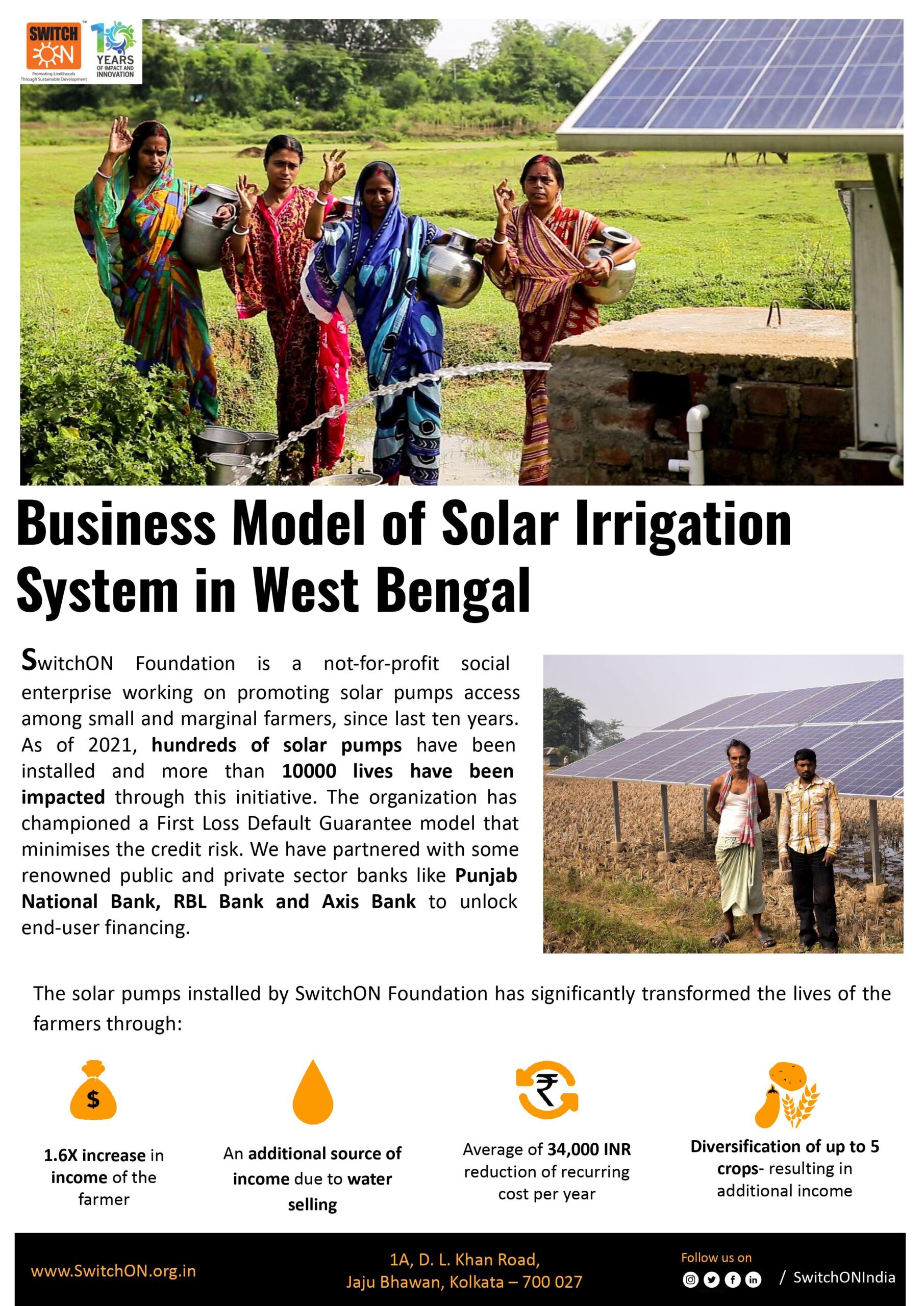 Business Model of Solar Irrigation System in West Bengal