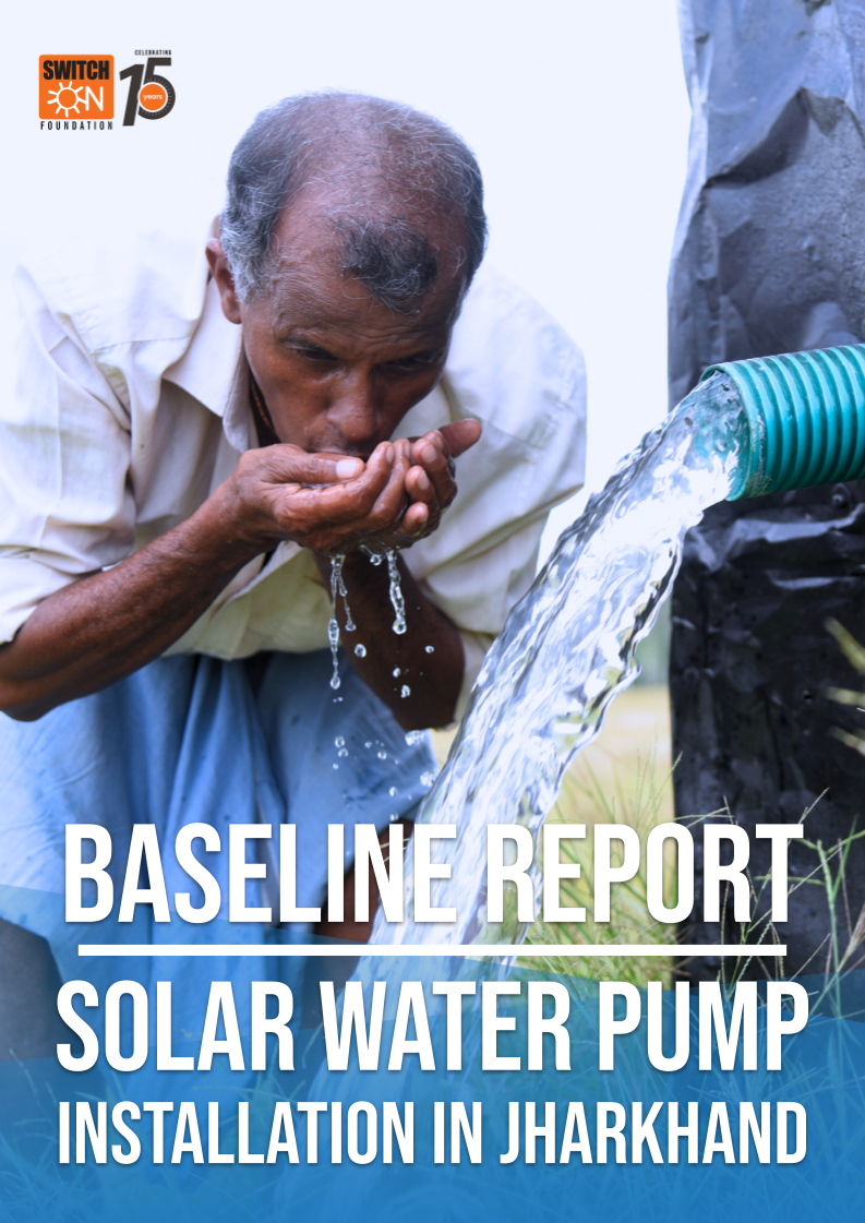 Baseline Study on Solar Water Pumps in Jharkhand