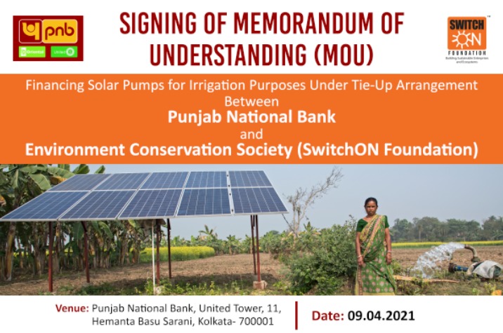 PNB signs MOU with SwitchON for Solar Pump Financing